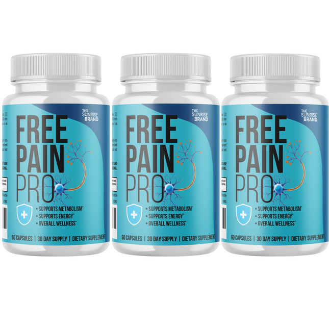 Freepain Pro -Supplements for nerve system support - 3 Bottles