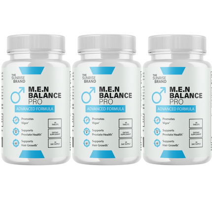 Men Balance Pro Pills, Maximize Energy, Vitality & Stamina - 3 Bottles