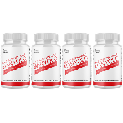 Manyolo Tablets For Men Supplement Prime Male Virility Support -4 Bottles