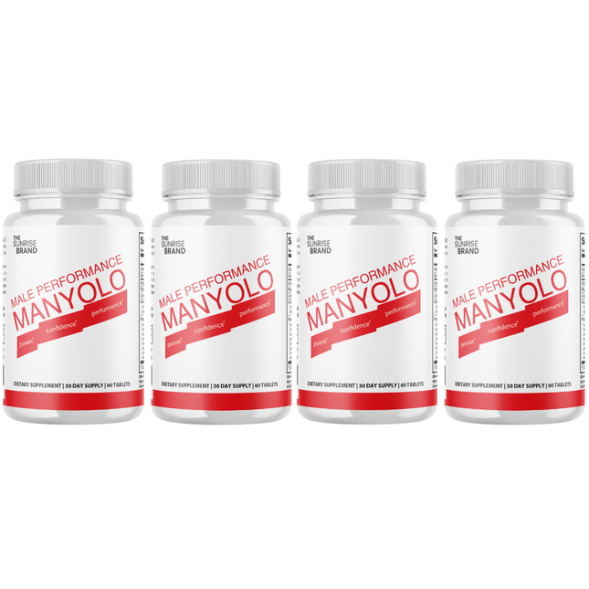 Manyolo Tablets For Men Supplement Prime Male Virility Support -4 Bottles