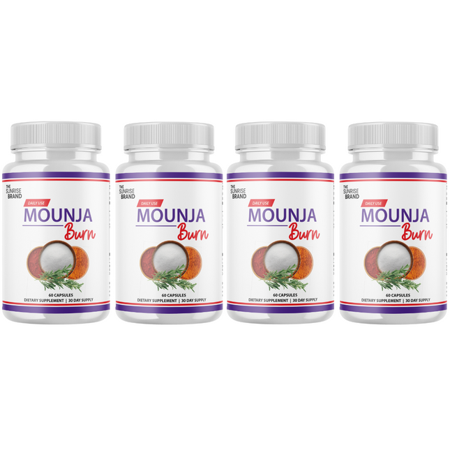 Mounja Burn Weight Loss Capsules Fat Burning - 4 Bottles