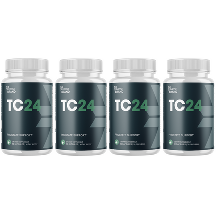 TC 24 Prostate Supplement for Men Capsule - TC24 Bladder Control Pills - 4 Bottles