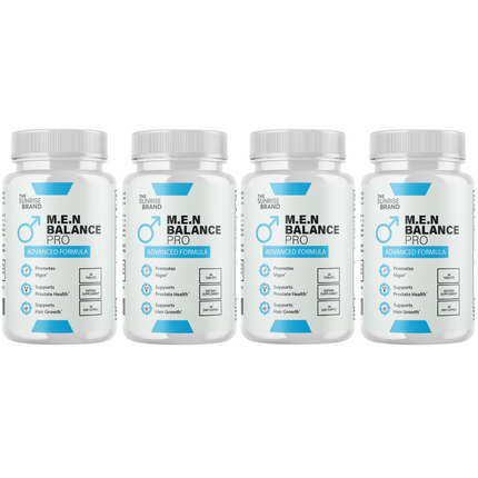 Men Balance Pro Pills, Maximize Energy, Vitality & Stamina - 4 Bottles