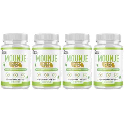 Mounje Pure Weight Loss Capsules, MounjePure Metabolism Booster Pills - 4 Bottles