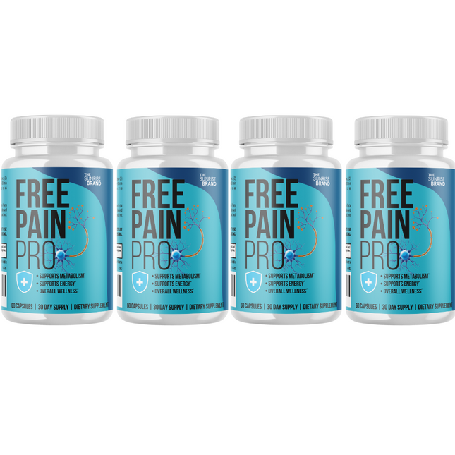 Freepain Pro -Supplements for nerve system support - 4 Bottles