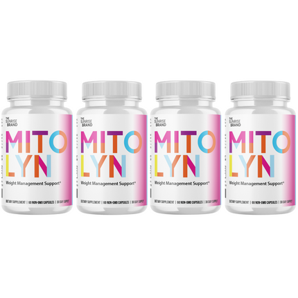 Mitolyn Advanced Weight Loss Support Mito Lyn Maximum Strength - 4 Bottles