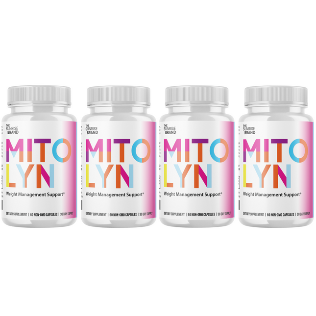 Mitolyn Advanced Weight Loss Support Mito Lyn Maximum Strength - 4 Bottles