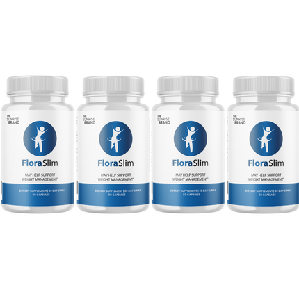 FloraSlim -Supplements to boost metabolism, Weight loss capsules - 4 Bottles
