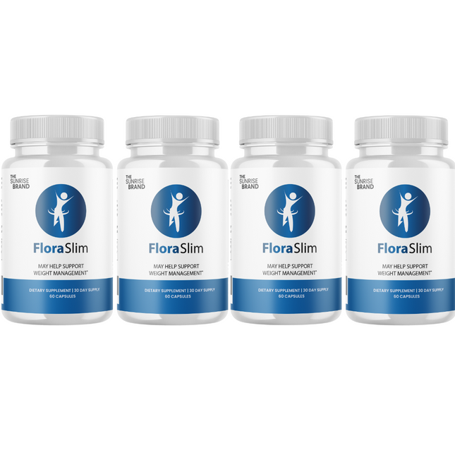 FloraSlim -Supplements to boost metabolism, Weight loss capsules - 4 Bottles