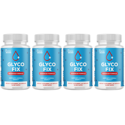 Glyco FIx Pills - Glyco Fix Blood Sugar Health Support Formula - 4 Bottles