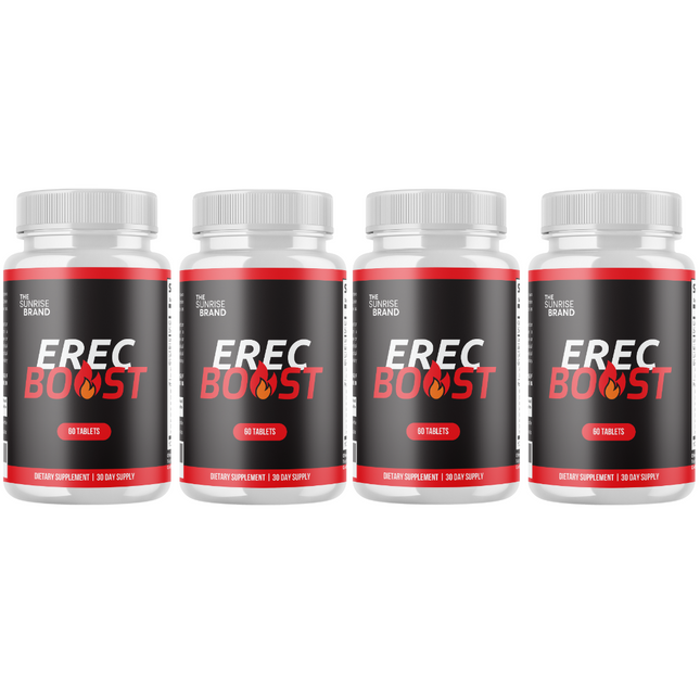 Erecboost Capsules – Erec Boost for Overall Health & Energy - 4 Bottles