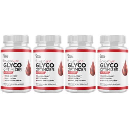 Sugar Sync Glyco Optimizer Maximum Strength Glycogen Supplement -4 Bottles