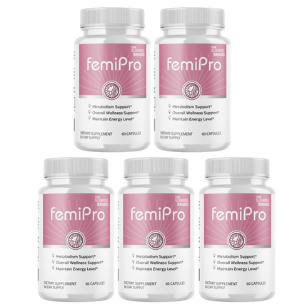 FemiPro Pills- Support a Healthy Urinary Microbiome , Overall Health - 5 Bottles
