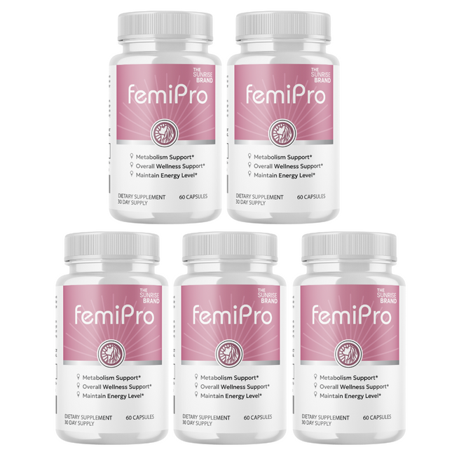 FemiPro Pills- Support a Healthy Urinary Microbiome , Overall Health - 5 Bottles