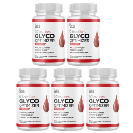 Sugar Sync Glyco Optimizer Maximum Strength Glycogen Supplement -5 Bottles