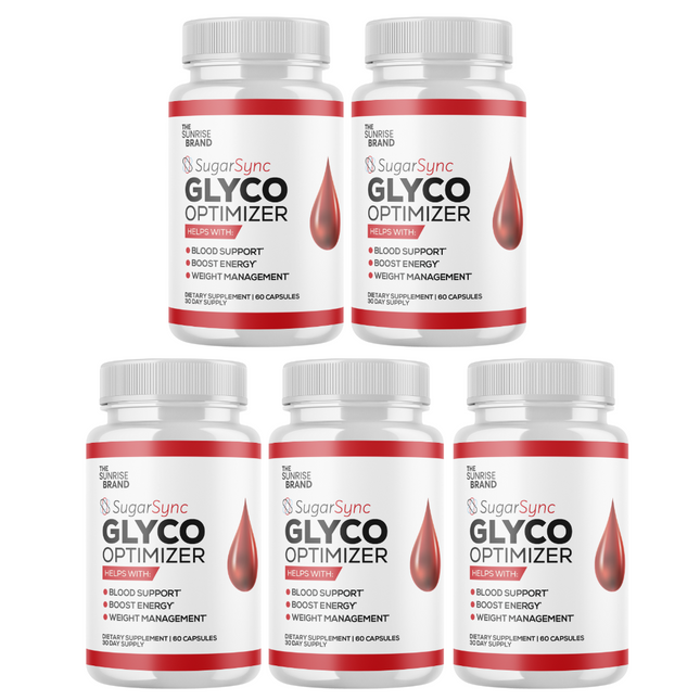 Sugar Sync Glyco Optimizer Maximum Strength Glycogen Supplement -5 Bottles