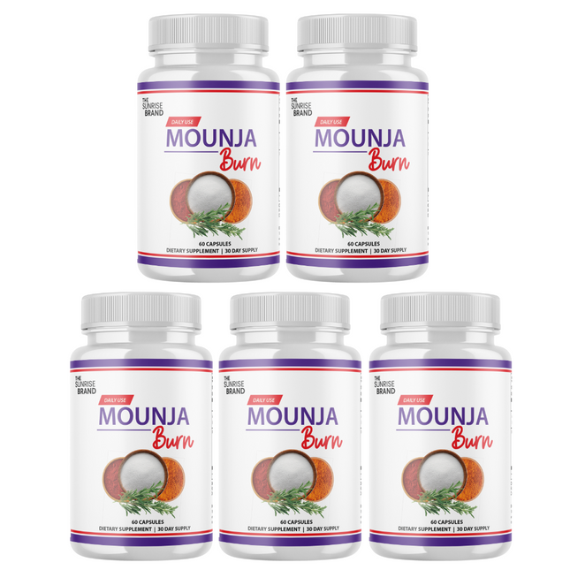 Mounja Burn Weight Loss Capsules Fat Burning - 5 Bottles
