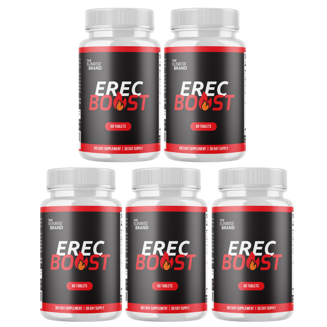 Erecboost Capsules – Erec Boost for Overall Health & Energy - 5 Bottles
