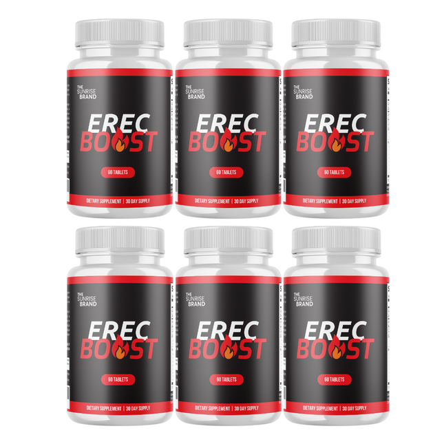 Erecboost Capsules – Erec Boost for Overall Health & Energy - 6 Bottles