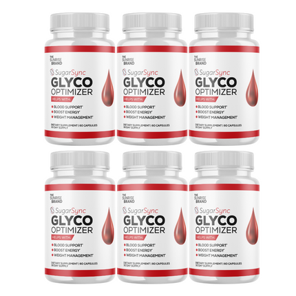 Sugar Sync Glyco Optimizer Maximum Strength Glycogen Supplement - 6 Bottles