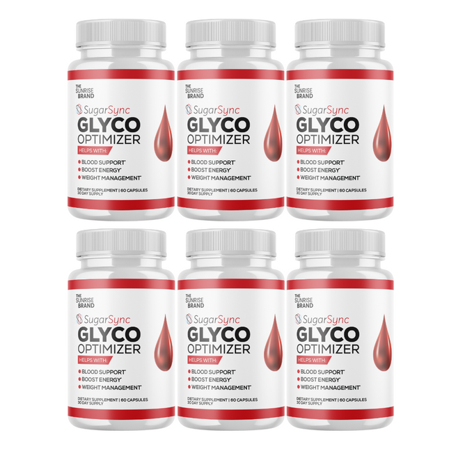 Sugar Sync Glyco Optimizer Maximum Strength Glycogen Supplement - 6 Bottles