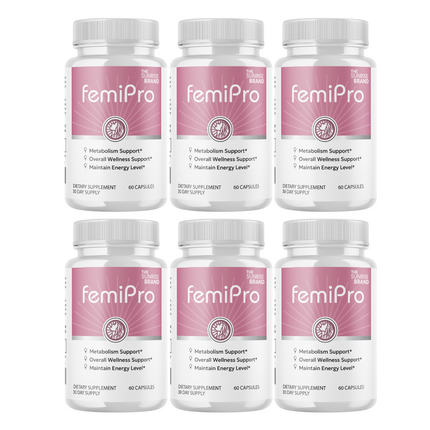 FemiPro Pills- Support a Healthy Urinary Microbiome , Overall Health - 6 Bottles