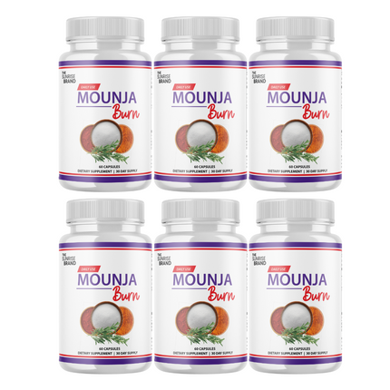 Mounja Burn Weight Loss Capsules Fat Burning - 6 Bottles