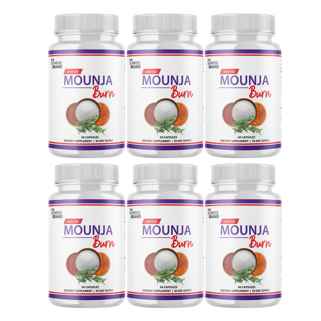 Mounja Burn Weight Loss Capsules Fat Burning - 6 Bottles
