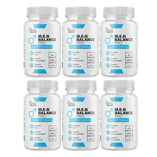 Men Balance Pro Pills, Maximize Energy, Vitality & Stamina - 6 Bottles