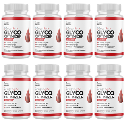 Sugar Sync Glyco Optimizer Maximum Strength Glycogen Supplement - 8 Bottles