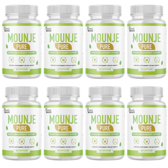 Mounje Pure Weight Loss Capsules, MounjePure Metabolism Booster Pills - 8 Bottles