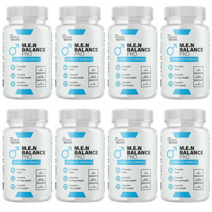 Men Balance Pro Pills, Maximize Energy, Vitality & Stamina - 8 Bottles