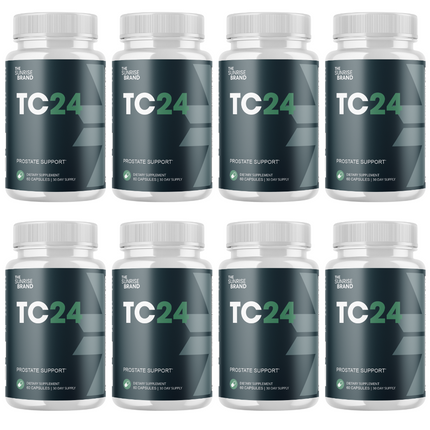 TC 24 Prostate Supplement for Men Capsule - TC24 Bladder Control Pills - 8 Bottles