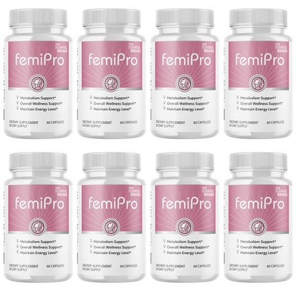 FemiPro Pills- Support a Healthy Urinary Microbiome , Overall Health - 8 Bottles