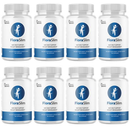 FloraSlim -Supplements to boost metabolism, Weight loss capsules - 8 Bottles