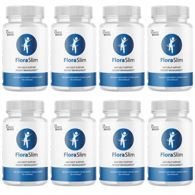 FloraSlim -Supplements to boost metabolism, Weight loss capsules - 8 Bottles