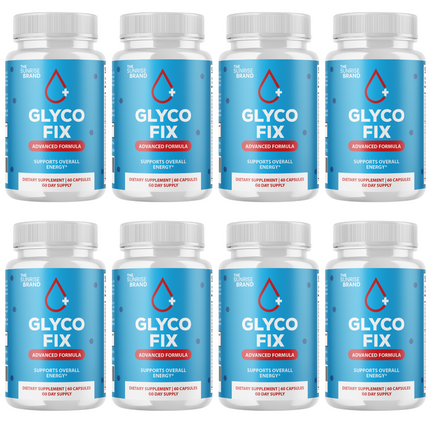 Glyco FIx Pills - Glyco Fix Blood Sugar Health Support Formula - 8 Bottles