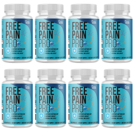 Freepain Pro -Supplements for nerve system support - 8 Bottles