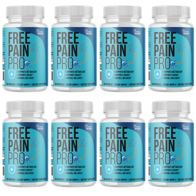 Freepain Pro -Supplements for nerve system support - 8 Bottles