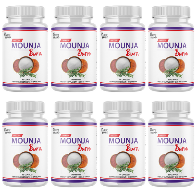 Mounja Burn Weight Loss Capsules Fat Burning - 8 Bottles