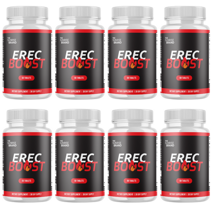 Erecboost Capsules – Erec Boost for Overall Health & Energy - 8 Bottles