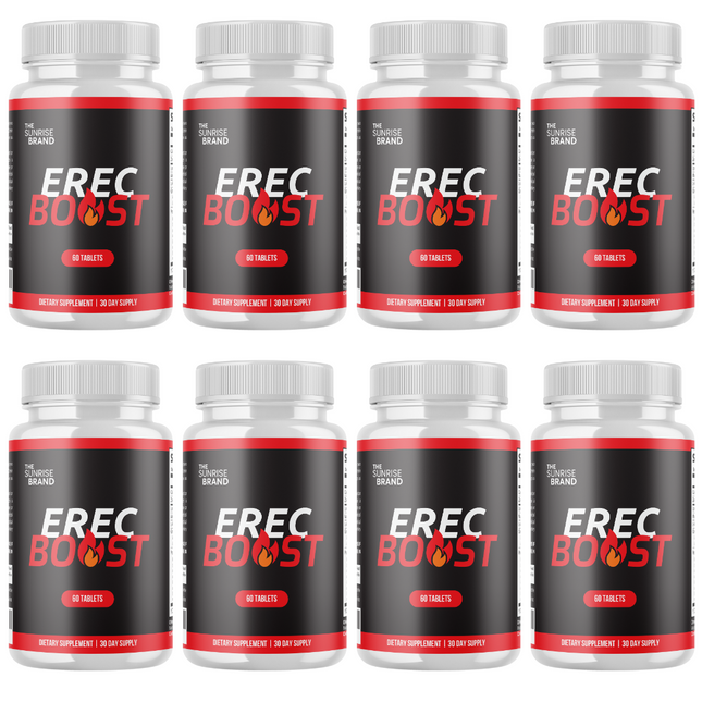 Erecboost Capsules – Erec Boost for Overall Health & Energy - 8 Bottles