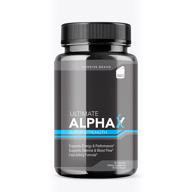 Ultimate Alpha X Male Health Pills to Boost Stamina and Energy Levels 90ct