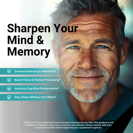 Noocube Brain Productivity Pills, Cognitive & Memory, Premium Formula - 4 Pack