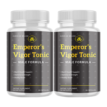 Emperor's Vigor Tonic Supplement for Men, Male Health Pills - 2 Pack