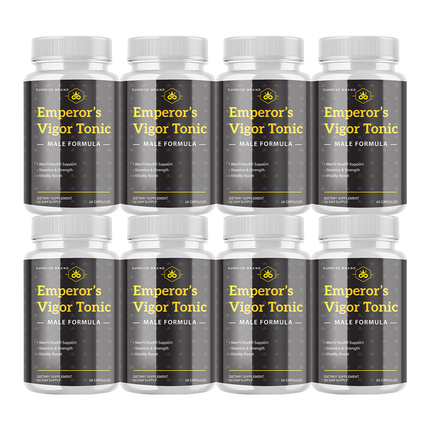 Emperor's Vigor Tonic Supplement for Men, Male Health Pills - 8 Pack