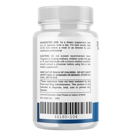 FloraSlim -Supplements to boost metabolism, Weight loss capsules - 6 Bottles