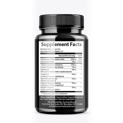 Savannah Black Surge Male Enhancement Formula to Help Boost Performance - 3 Pack