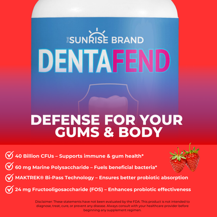 Dentafend for Teeth Supplement Dentafend Pill for Teeth - 5 Bottles 300 Capsules