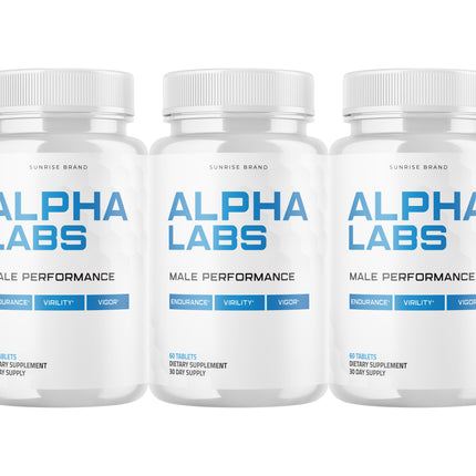 Alpha Labs Male Performance - 3 Pack